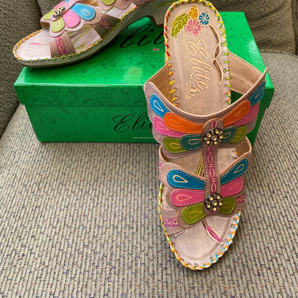 Corkys Elite Leather Sandal Nectar Gray